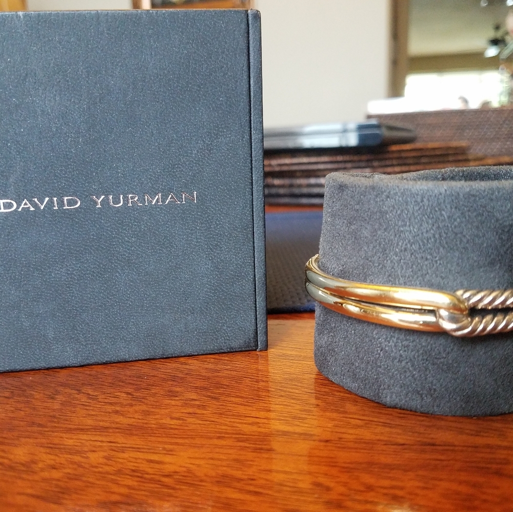 SOLD@! David Yurman18k 750/Gold & Sterling Silv